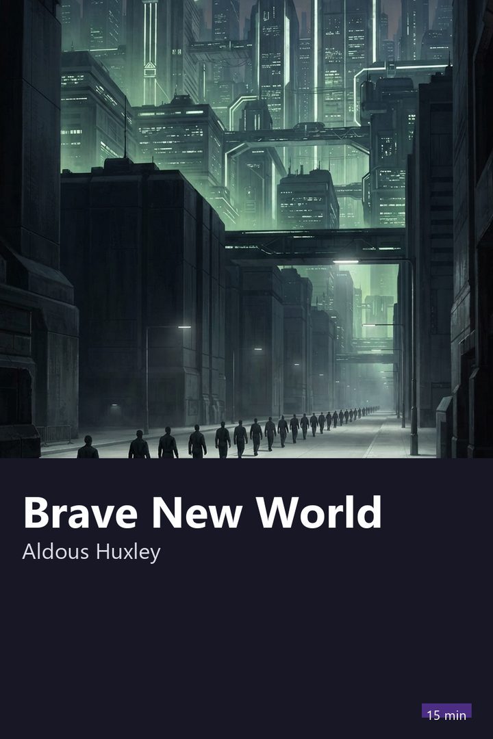 Cover of Brave New World