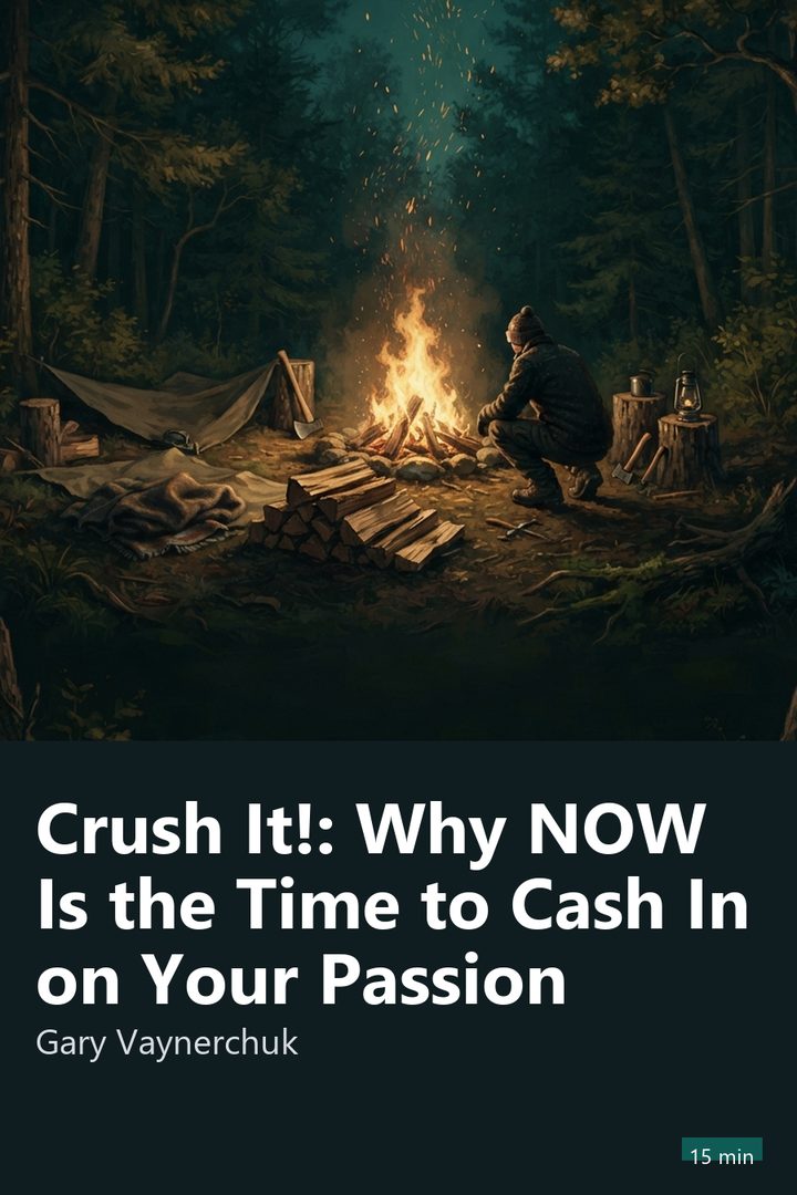 Cover of Crush It!: Why NOW Is the Time to Cash In on Your Passion