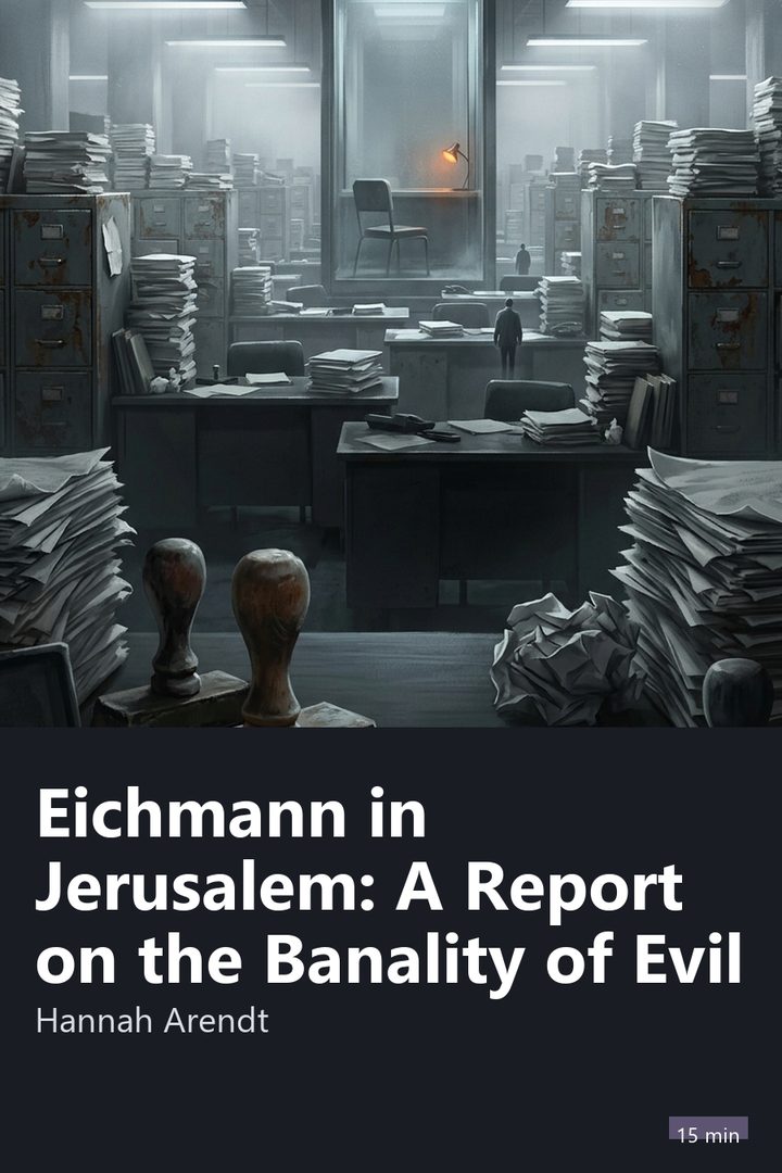 Cover of Eichmann in Jerusalem: A Report on the Banality of Evil