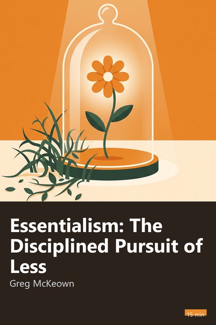 Cover of Essentialism: The Disciplined Pursuit of Less