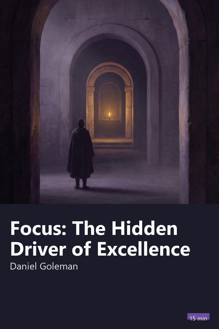 Cover of Focus: The Hidden Driver of Excellence