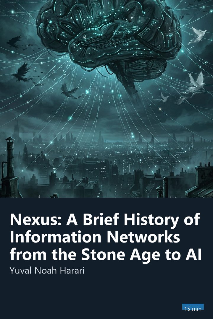 Cover of Nexus: A Brief History of Information Networks from the Stone Age to AI
