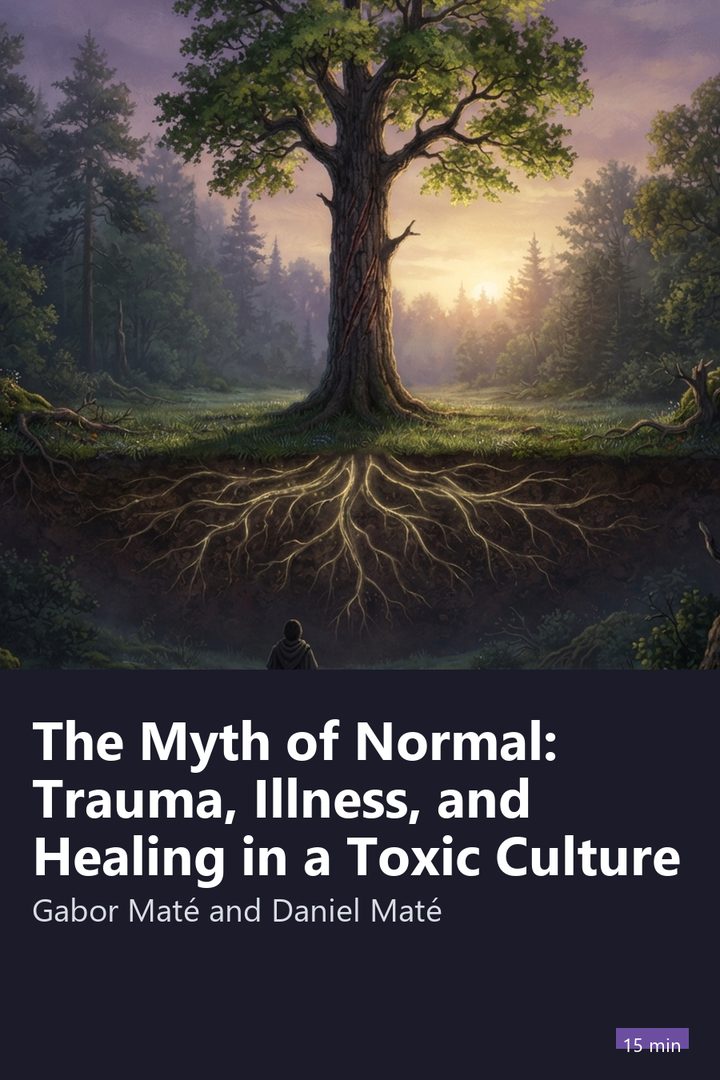 Cover of The Myth of Normal: Trauma, Illness, and Healing in a Toxic Culture