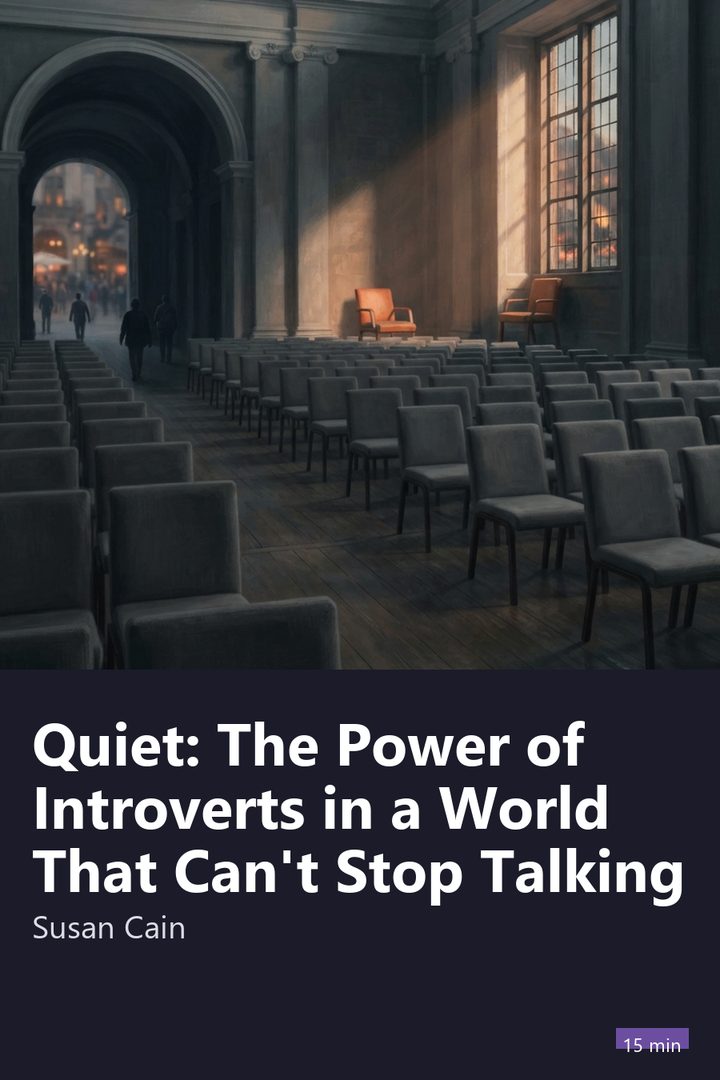Cover of Quiet: The Power of Introverts in a World That Can't Stop Talking