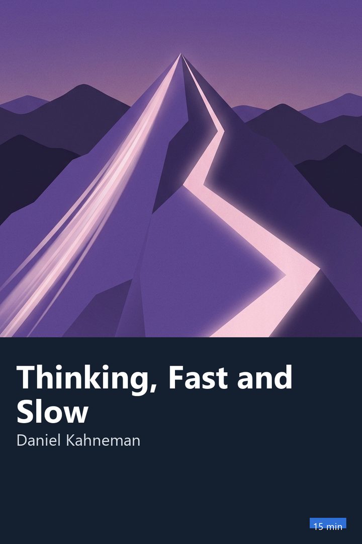 Cover of Thinking, Fast and Slow