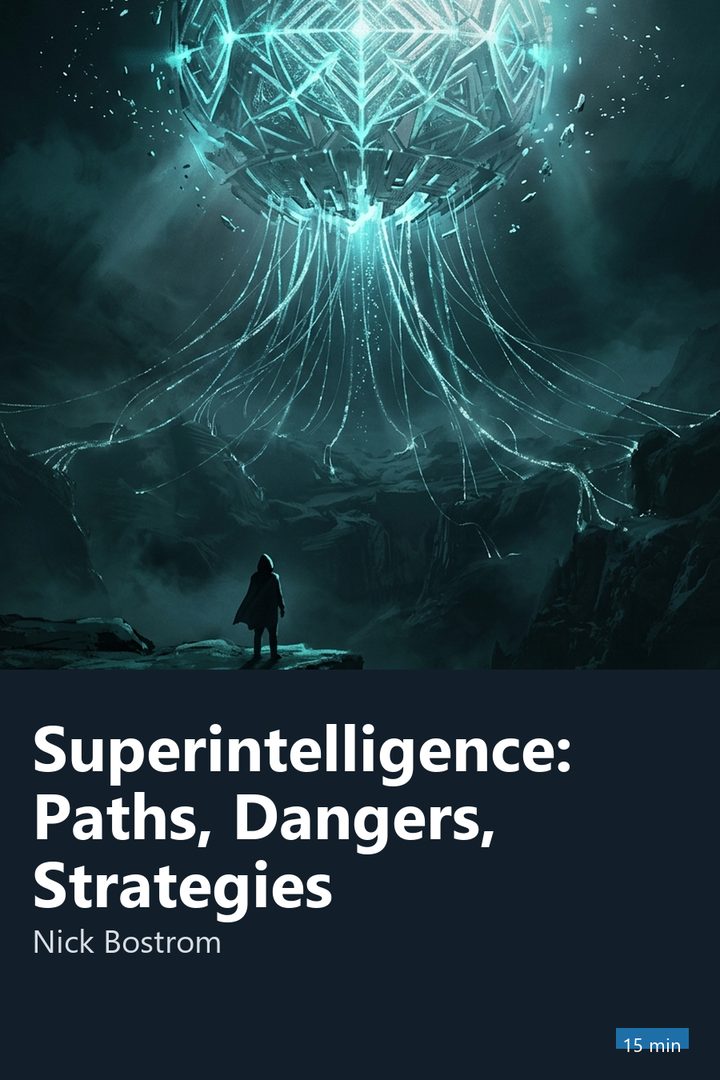Cover of Superintelligence: Paths, Dangers, Strategies