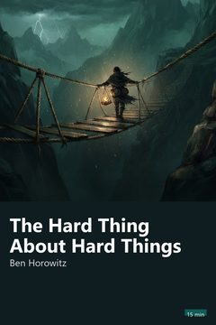 Cover of The Hard Thing About Hard Things