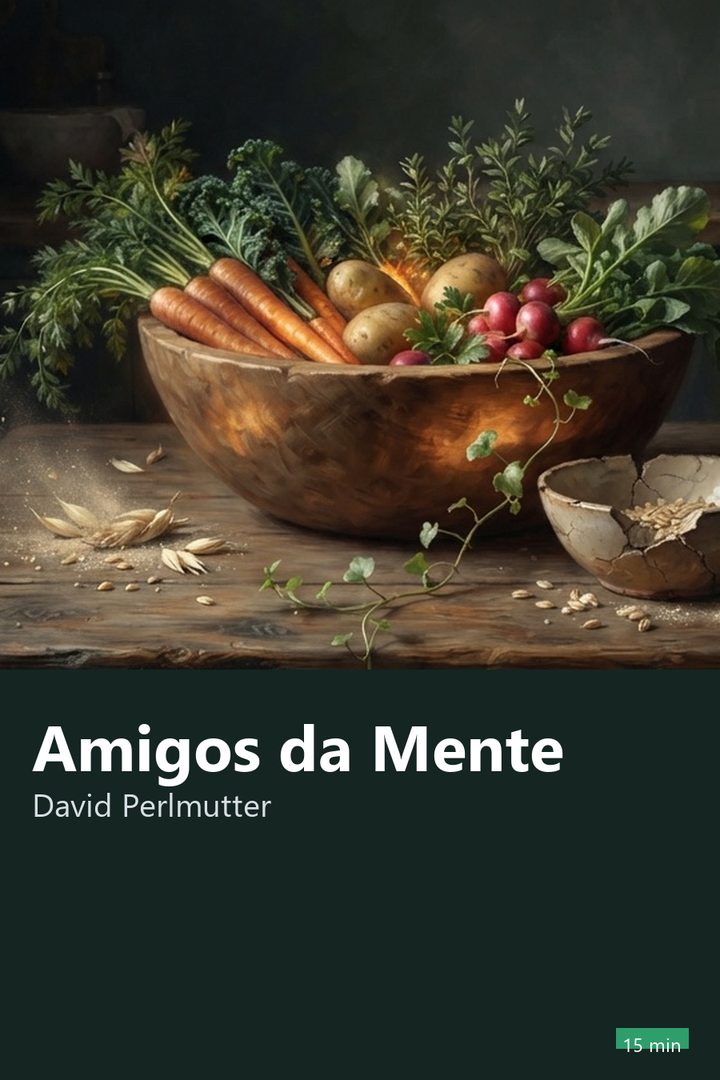Capa do resumo de Amigos da Mente