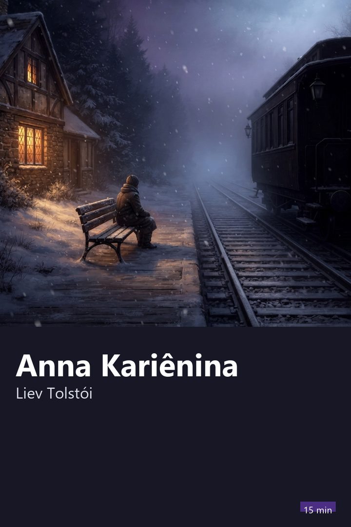 Capa do resumo de Anna Kariênina