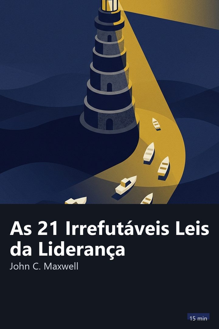 Capa do resumo de As 21 Irrefutáveis Leis da Liderança