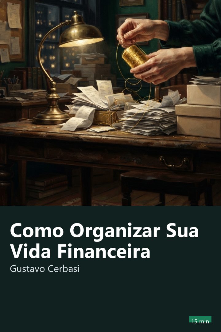Capa do resumo de Como Organizar Sua Vida Financeira