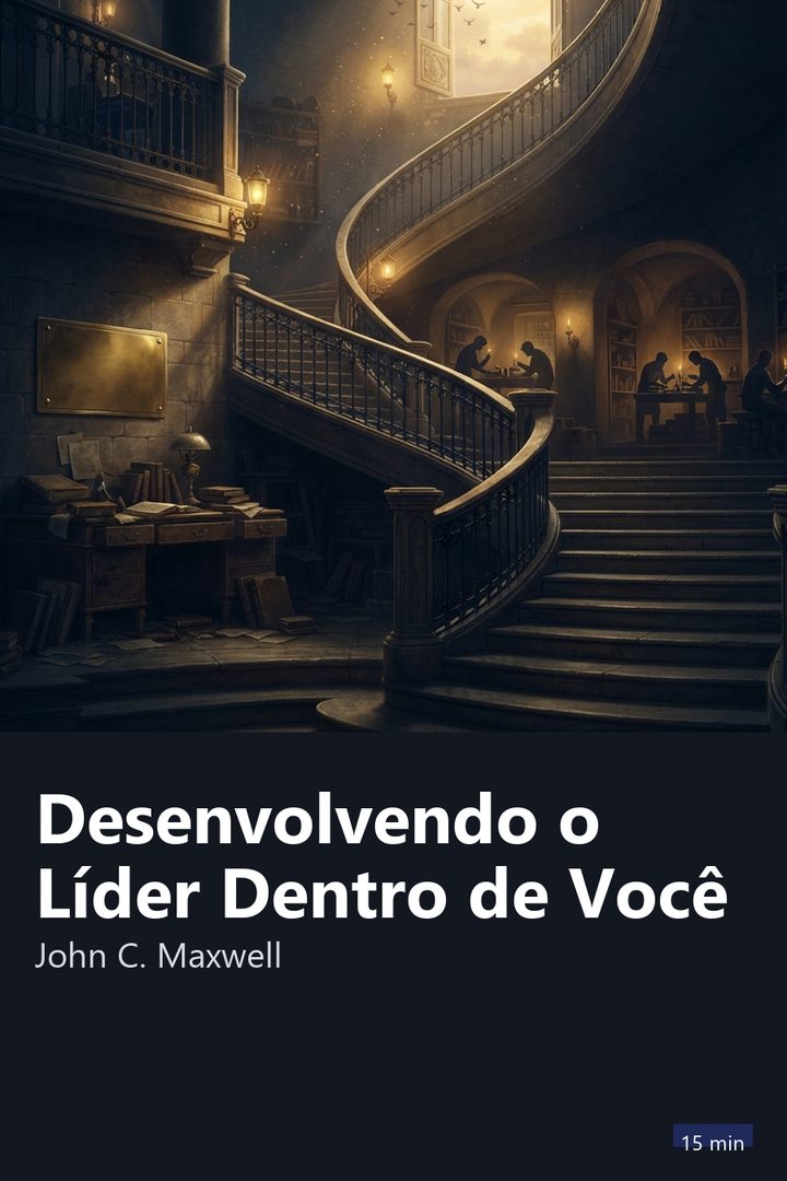 Capa do resumo de Desenvolvendo o Líder Dentro de Você