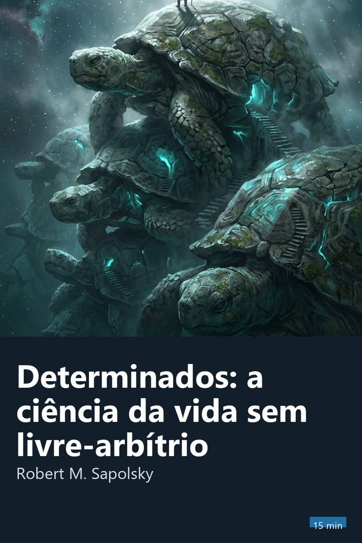 Capa do resumo de Determinados: a ciência da vida sem livre-arbítrio