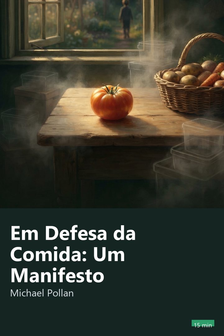 Capa do resumo de Em Defesa da Comida: Um Manifesto