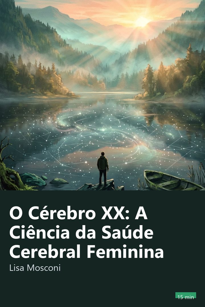 Capa do resumo de O Cérebro XX: A Ciência da Saúde Cerebral Feminina