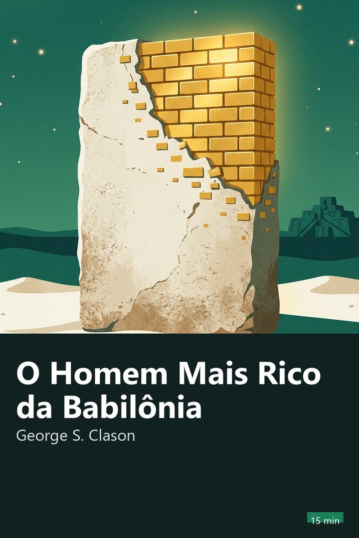 Capa do resumo de O Homem Mais Rico da Babilônia