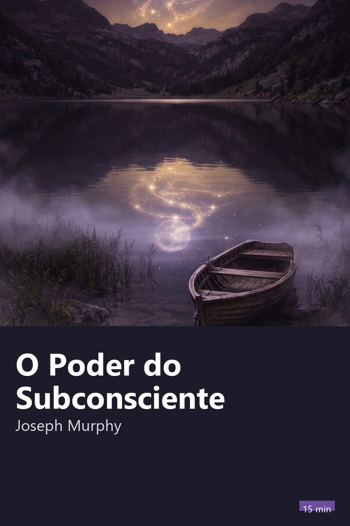 Capa do resumo de O Poder do Subconsciente