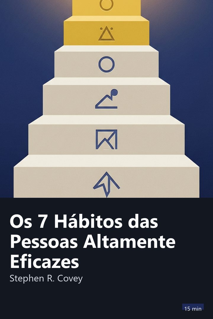 Capa do resumo de Os 7 Hábitos das Pessoas Altamente Eficazes