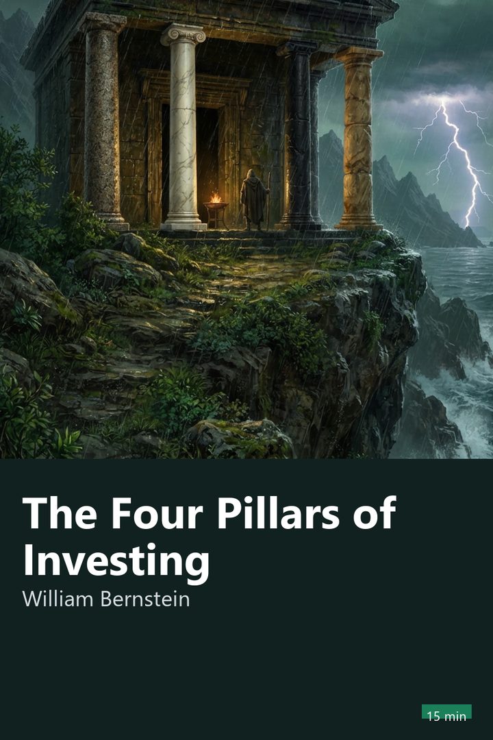 Capa do resumo de The Four Pillars of Investing