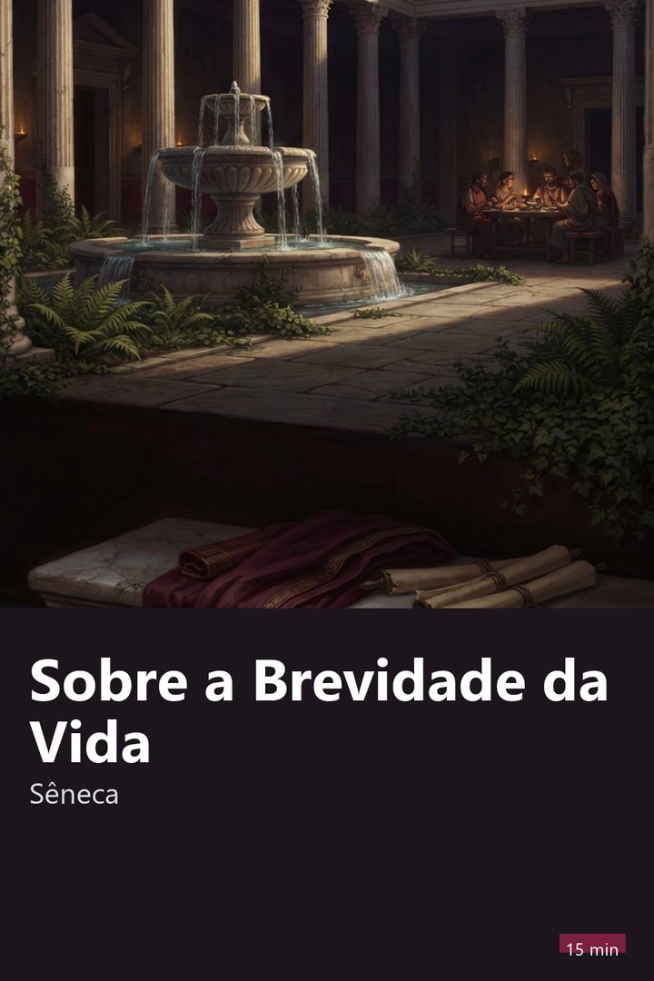 Capa do resumo de Sobre a Brevidade da Vida