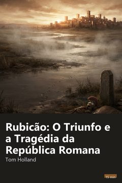 Capa do resumo de Rubicão: O Triunfo e a Tragédia da República Romana